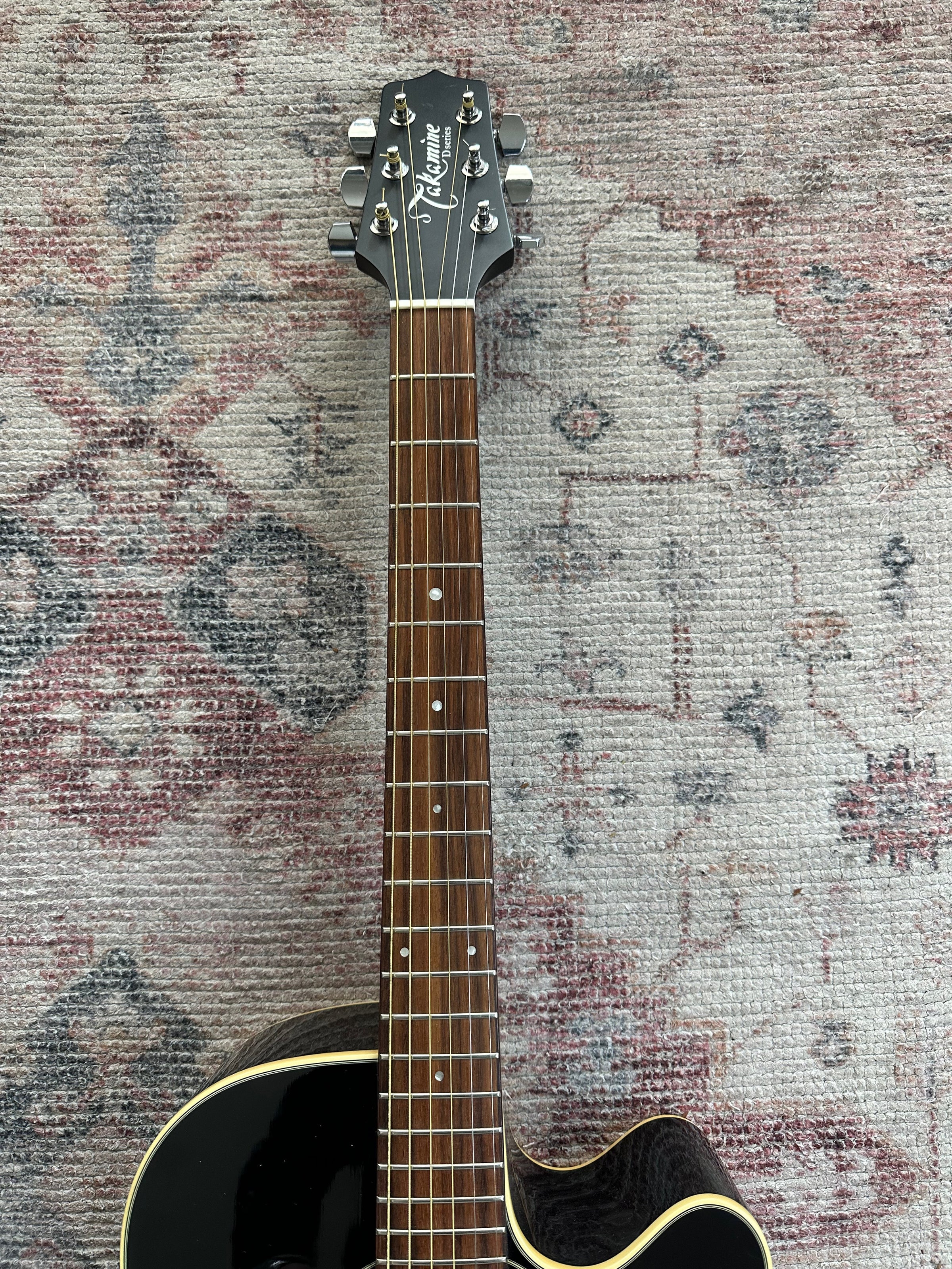 Takamine D Series Dragon D-51C BL Acoustic with cutaway