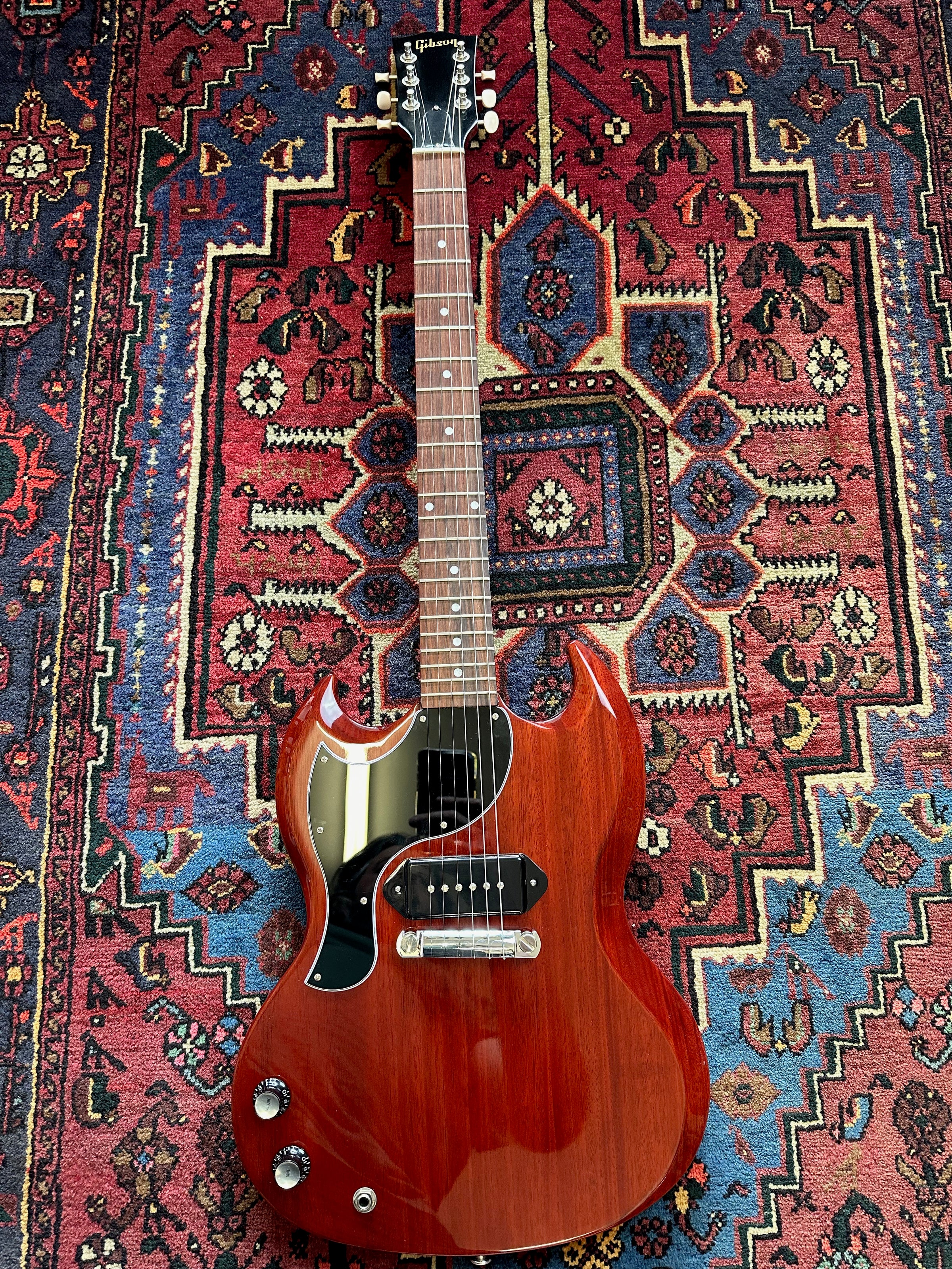 Gibson SG Junior Left-Handed Electric Guitar Vintage Cherry