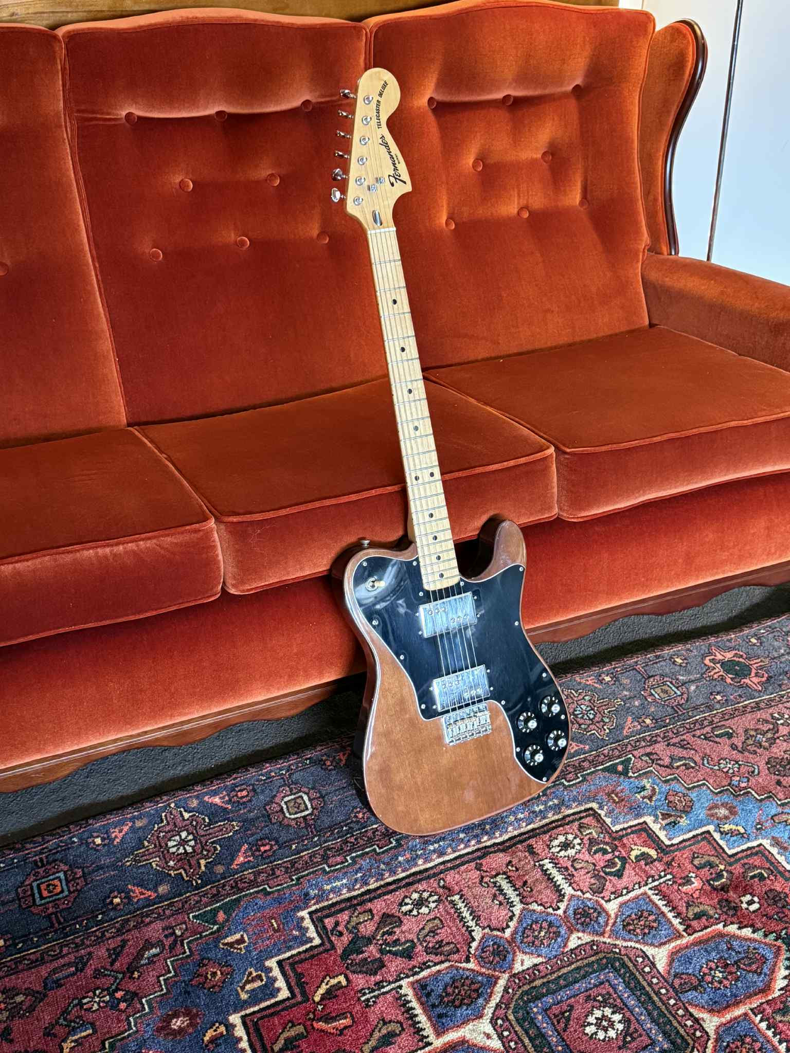 Fernandes Burny Deluxe Telecaster FTD-65 Mocha 1970s | GuitarSmith