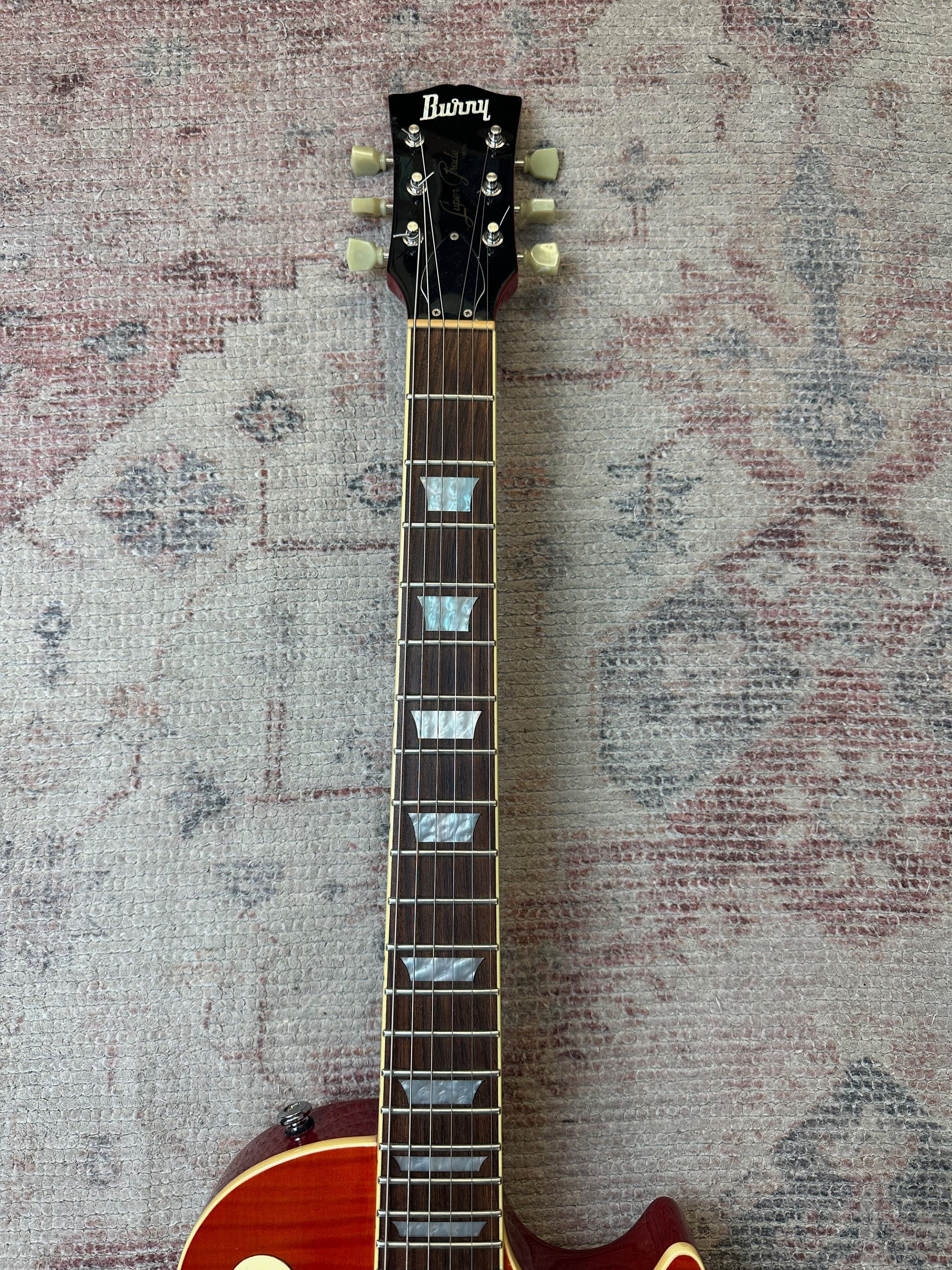 Burny Les Paul Custom 美品 Burny Les Paul Custom Electric Guitar Diamond Inlay Randy