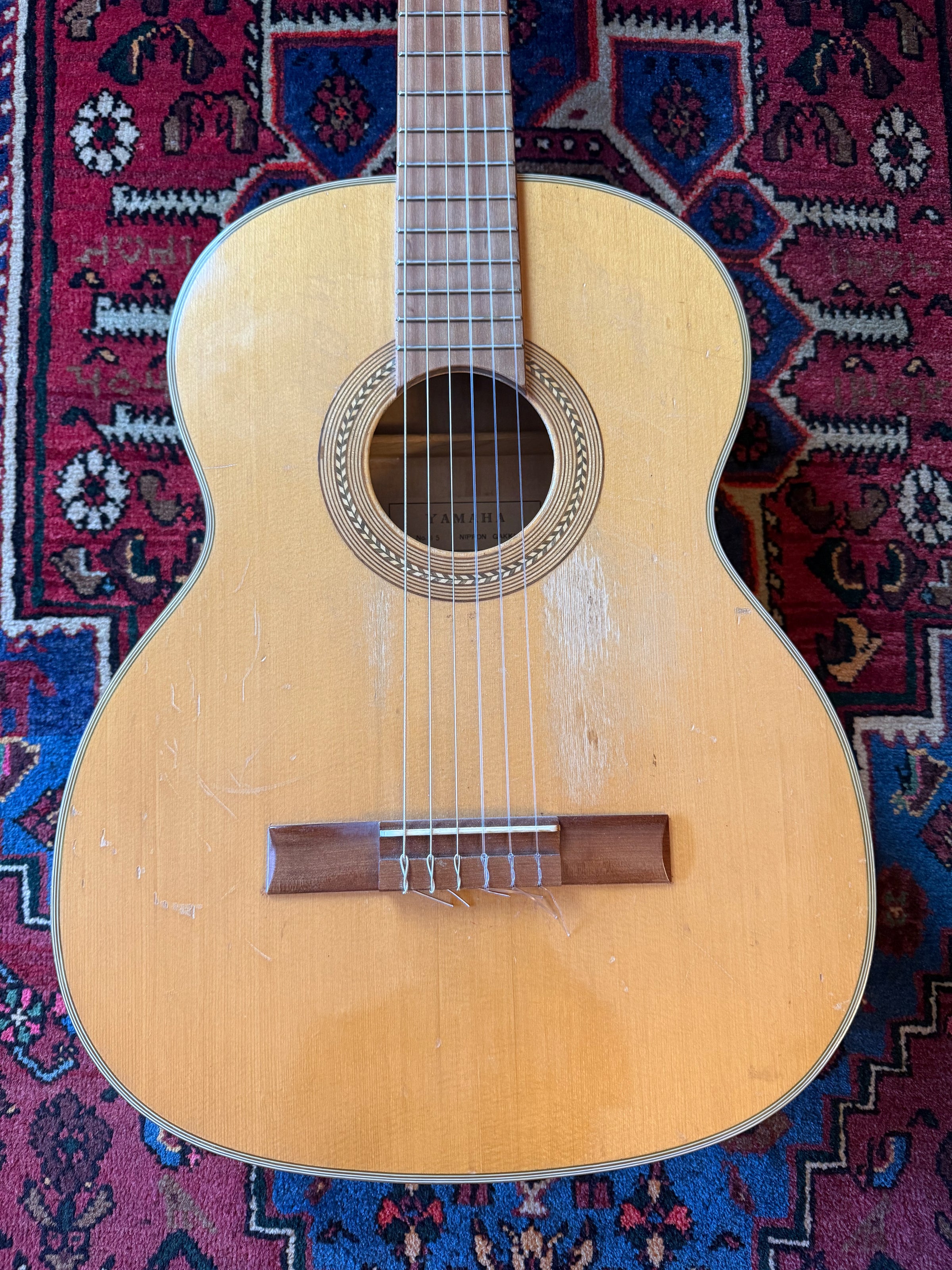 ギター YAMAHA NO,45 NIPPON GAKKI Yamaha No 45 Nippon Gakki Classical Guitar Made in Japan early