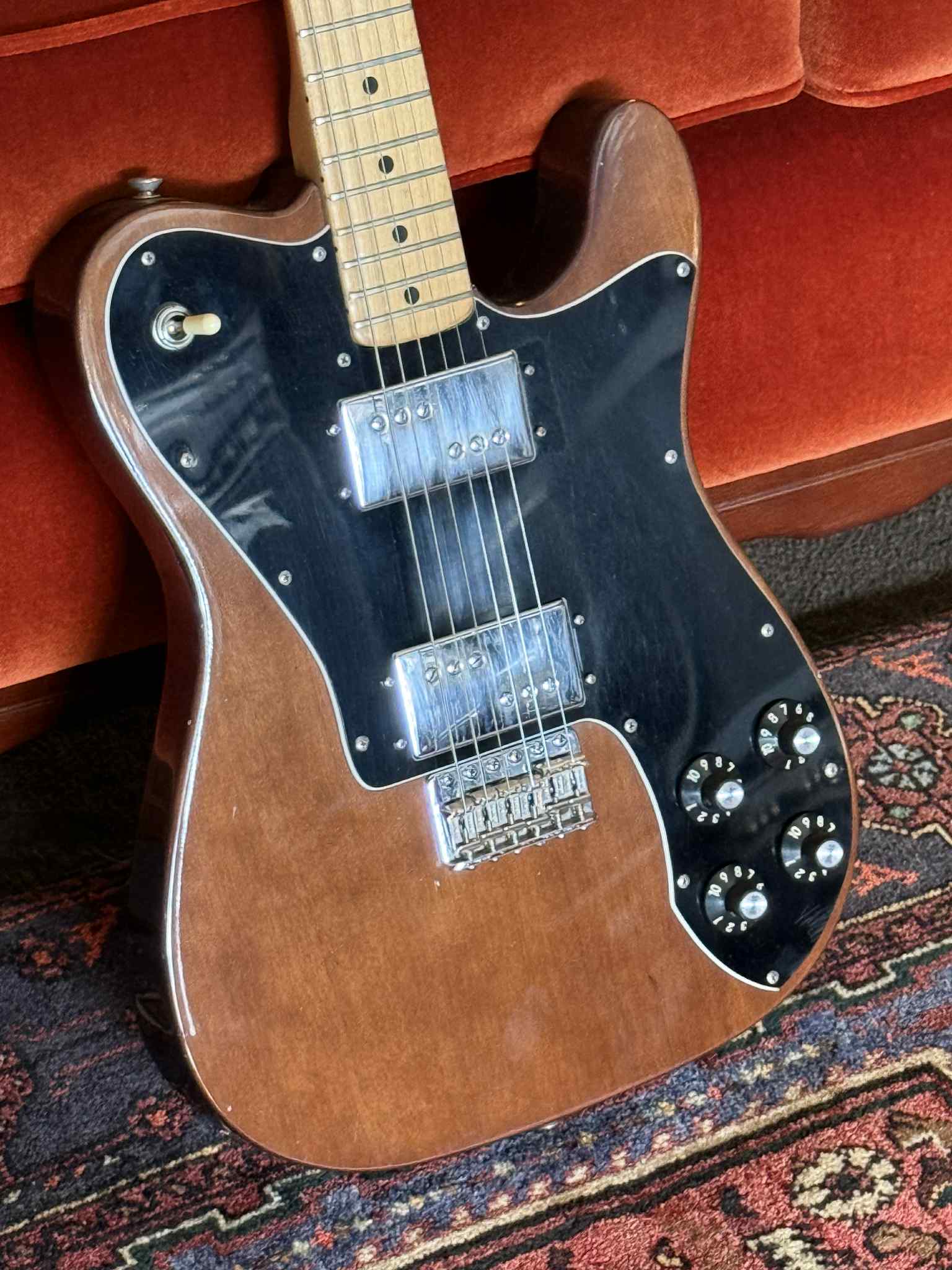 ア*認様 Fernandes Telecaster Deluxe Burny Fernandes Burny Deluxe Telecaster FTD-65 Mocha 1970s | GuitarSmith