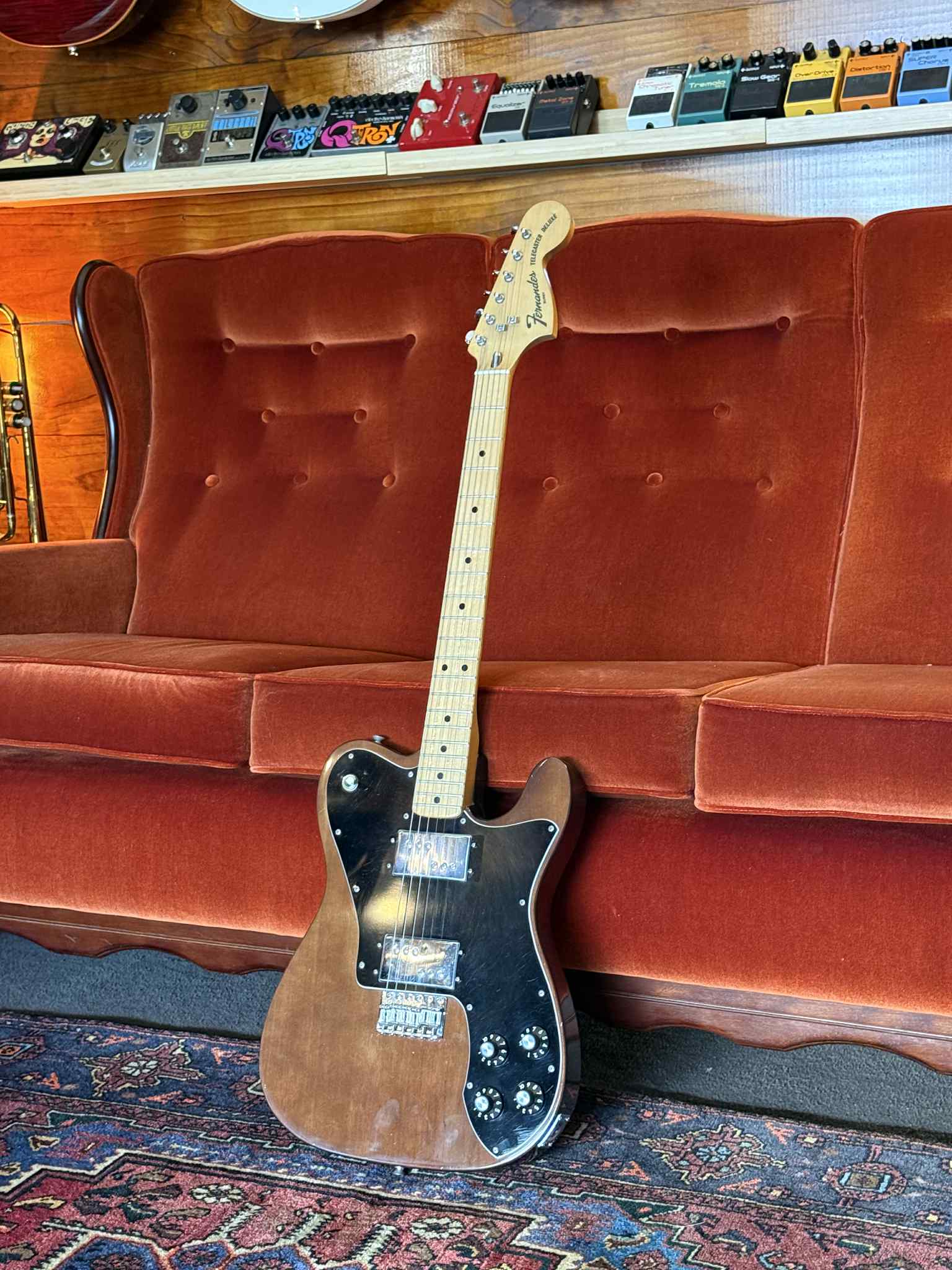 Fernandes Burny Deluxe Telecaster FTD-65 Mocha 1970s | GuitarSmith