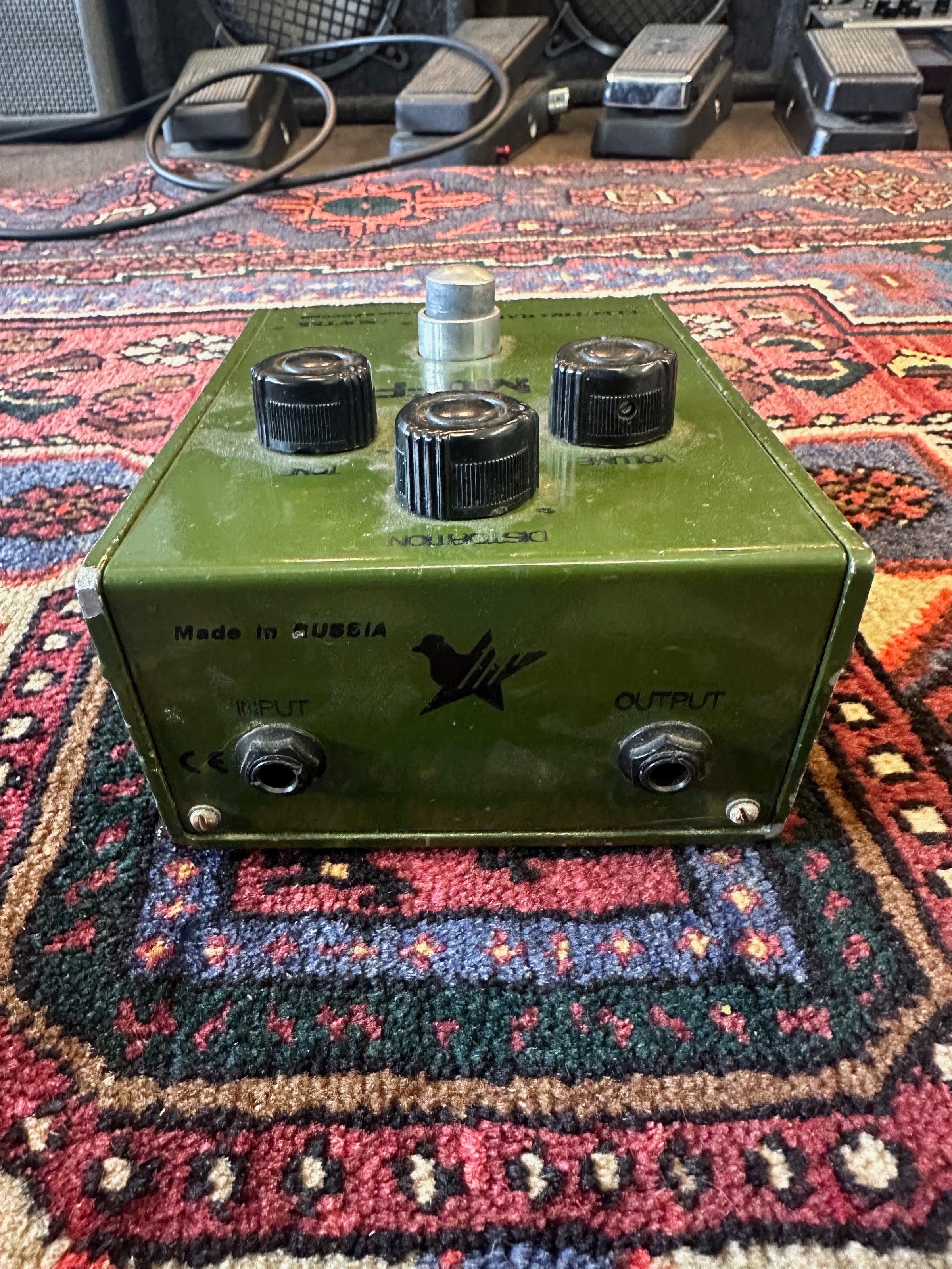 Electro Harmonix Sovtek Big Muff Green Russian Bubble Font