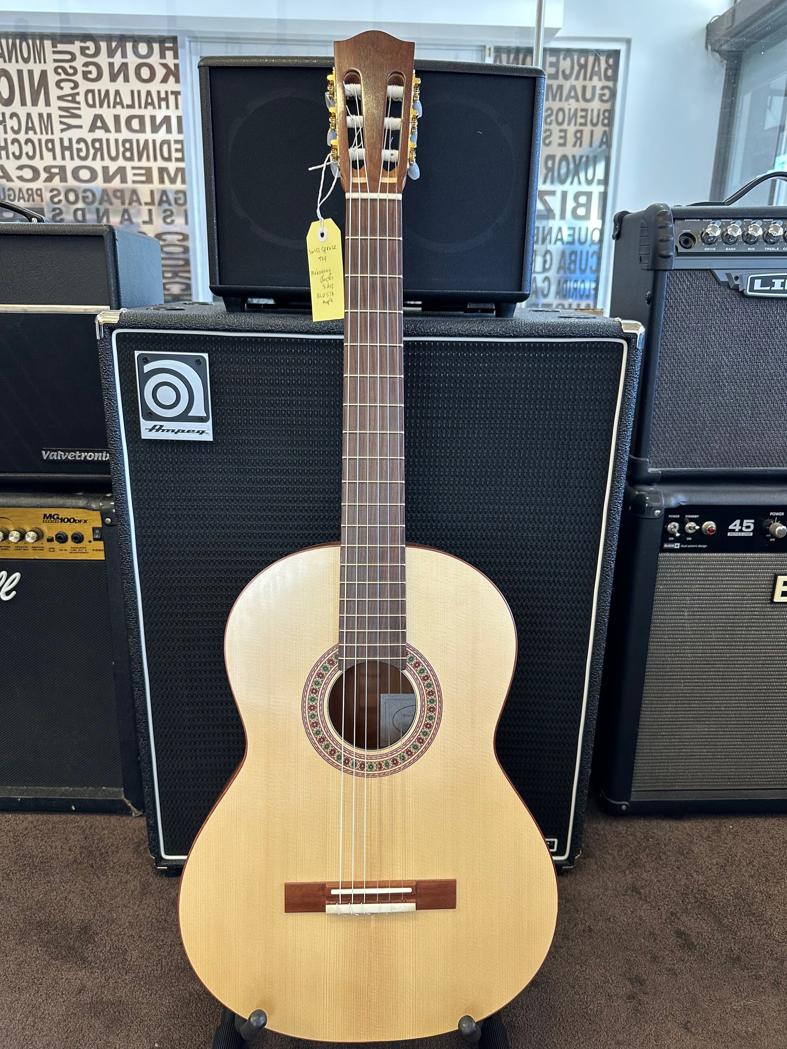 McCulloch Guitars 10 Classical Handmade in Canberra GuitarSmith Australia Used Guitars Queanbeyan