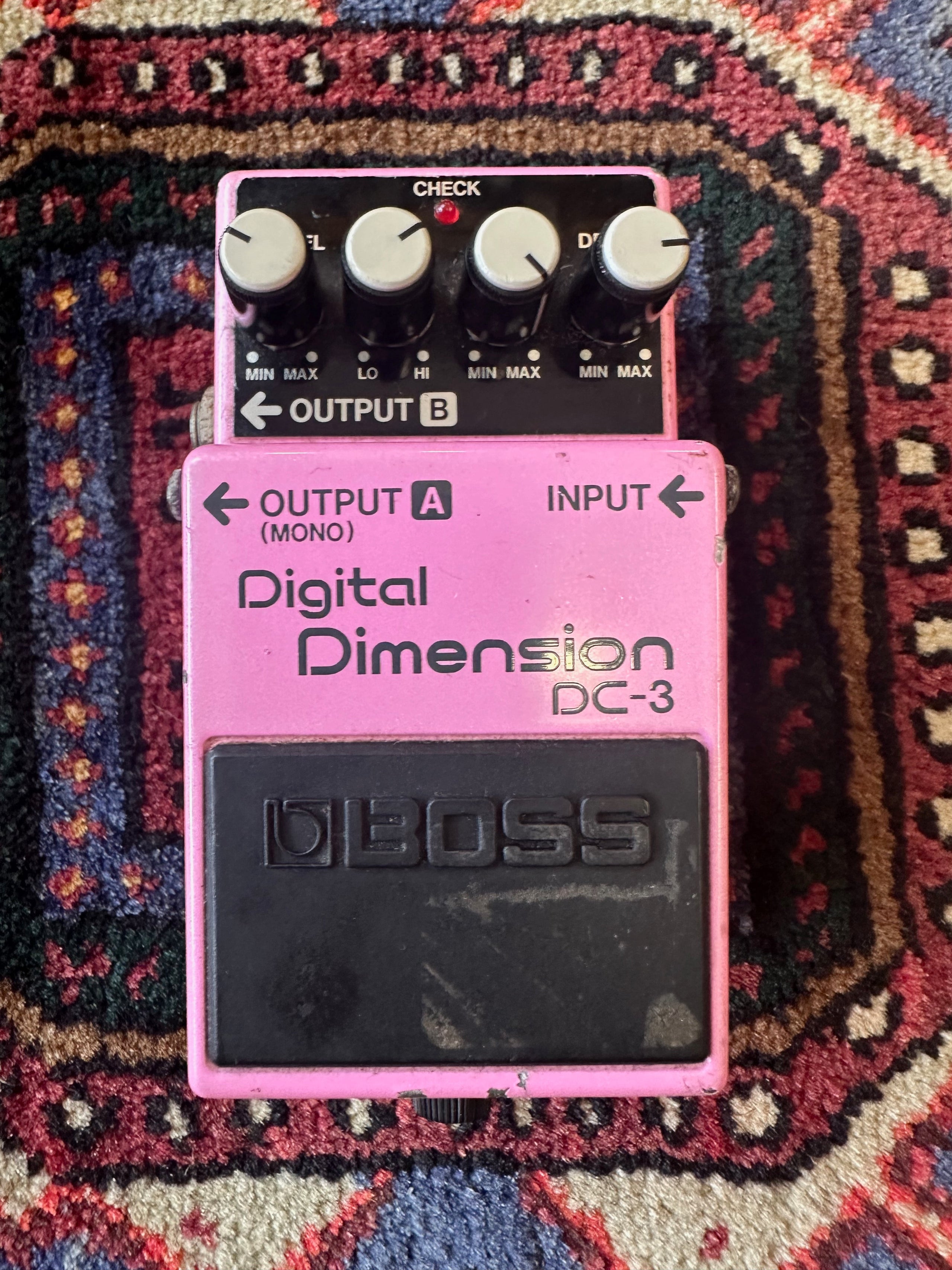 Boss dc 3 digital dimension blue label made in japan 1988 guitarsmith